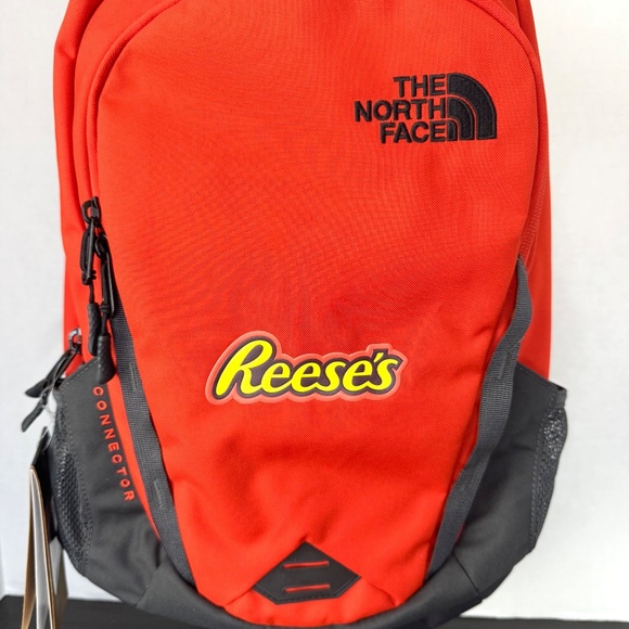 North Face Reese's Connector Backpack /Orange & Grey/Reflective Details/NWT/Rare - Picture 2 of 10